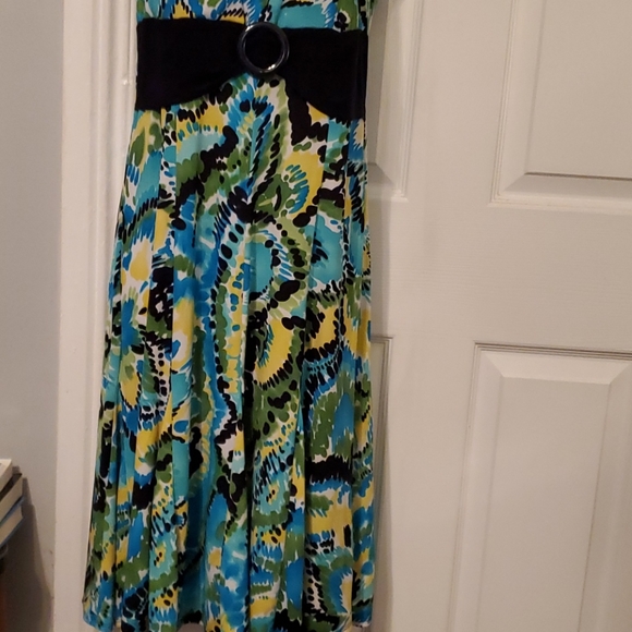 *Perceptions Petite Multicolored Dress - Picture 4 of 9